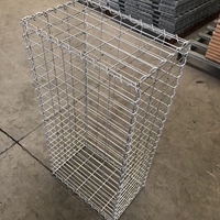 Muro de Contención de Rejilla Metálica Personalizado a Precio de Fábrica, Cesta de Rejilla Galvanizada Soldada para Jaula de Relleno de Roca en Muros de Paisajismo