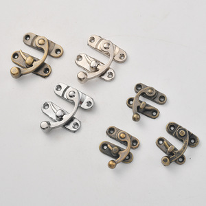 Retro Zinc Alloy Horn Lock Keyless Furniture Lock For Drawer Box <b>Cabinet</b> Accessory Durable Design - Product Image 2