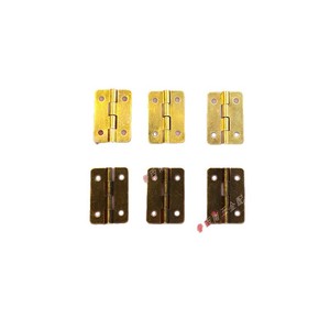 Bisagra para Muebles de Hierro Dorado Antiguo, Montaje Superficial 1049, para Caja de Madera, Diseño Tradicional Duradero - Product Image 4