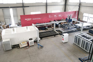 Machine <span class=keywords><strong>de</strong></span> découpe laser à fibre DXTECH 12KW tout-en-un entièrement fermée avec chargement et déchargement automatiques - Product Image 3