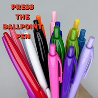 Bolígrafo de Clic de 16 Colores en Oferta, Bolígrafos de Plástico para Firmas Comerciales a Precio Económico, Bolígrafos Decorativos