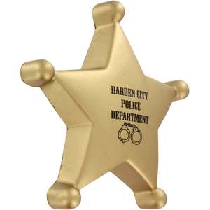 Badge dello <span class=keywords><strong>Sceriffo</strong></span> Personalizzato in PU, Antistress, Giocattolo Antistress, Pallina Antistress - Product Image 3