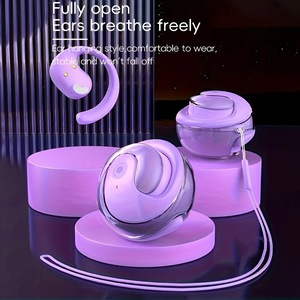 Écouteurs sans fil Jumon Open-Ear 5.3, mode gaming, LED, sport en extérieur, anti-poussière, étanches, réduction de bruit, éclairage JL RGB, 20+ - Product Image 1