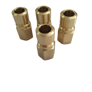 Máquina CNC TJPF0352 1/4 ''Tubo hembra reductor de latón Accesorios de pezón de manguera roscada con diferentes tamaños - Product Image 5