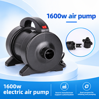 Pompe à air extérieure portable 1600W, gonfleur double usage alimenté en courant alternatif, modèle gonflable, ABS importé, vente en gros usine