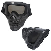 Tactique CS Paintball Lunettes Masque Coupe-Vent Anti-Brouillard De Protection Amovible Réglable Vélo Moto Casque Lunettes