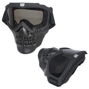 Motorrad Fahrrad fahren Wind dichte Voll gesichts brille Abnehmbare Skeleton Protective <span class=keywords><strong>Skull</strong></span> Mask Farbige Helm brille - Product Image 2