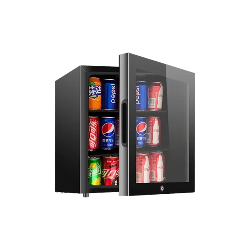 Kleiner Mini-Kühlschrank und Gefrier schränke 50L Mini-Kühlschrank für Zuhause Hotel Commercial Bar Display Gefrier schrank Kosmetischer Kühlschrank