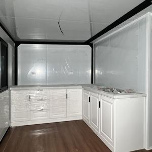 Maison conteneur en acier coloré, <span class=keywords><strong>mobile</strong></span>, amovible, pliable, pour usage extérieur, résidentiel et commercial, à montage rapide - Product Image 4