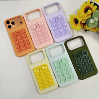 Coque de téléphone en silicone souple à ventouse pour iPhone 17 Pro Max, compatible également avec iPhone 15, 16, 14, 13 Pro Max