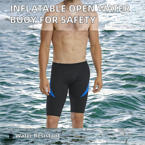 Shorts de bain pour hommes, séchage rapide, compression, résistants au chlore, UPF 50+, vêtements de bain athlétiques - Product Image 2