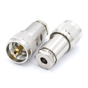 Conector de enchufe RF Coaxial macho SL16 M UHF PL259 para abrazadera de Cable RG58 RG142 LMR195 LMR200 - Product Image 1