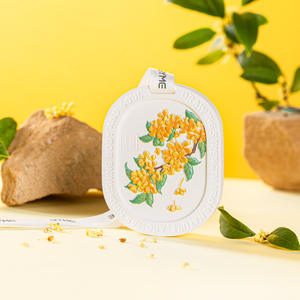 Tablette parfumée en gypse, parfum longue durée, aromathérapie pour armoire et voiture, diffuseur suspendu en gypse, comme cadeau souvenir - Product Image 3