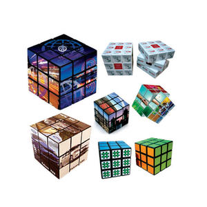 Jouets promotionnels pour enfants <span class=keywords><strong>Cube</strong></span> de puzzle d'impression couleur 6D personnalisé, Cubes magiques imprimés <span class=keywords><strong>photo</strong></span> rotatifs - Product Image 1