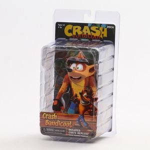 Neca Crash <span class=keywords><strong>Bandicoot</strong></span> - Basic CRASH with crate Action Figurine โมเดลของเล่น - Product Image 2