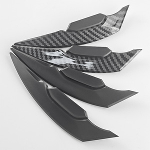 Qiangye Motorcycle <b>Wind</b> Deflector Carbon Fiber Black 15cm Universal Modification Part For Electric Motorcycles - Product Image 3