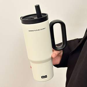 2025Bingba <b>Large</b> Capacity Stainless Steel Vacuum Cup for Students Portable Lightweight Girls' New Classic Suction Feature Luxury - Product Image 6