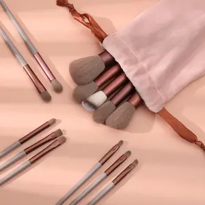 Kore tarzı sıcak satış 13 adet makyaj fırçası setleri lüks hızlı kuru yumuşak fırça güzellik araçları