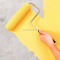 Peinture murale intérieure inorganique à base d'eau, protection tout-en-un, revêtement architectural au latex avancé, anti-taches, applicateur pinceau