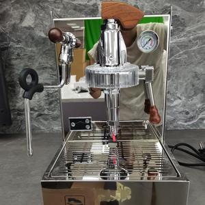 Machine à café expresso en acier inoxydable du fabricant Machine à café électrique portable 20 BAR avec baguette mousseur à lait - Product Image 2