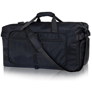 65L 撥水ジムバッグ シューズコンパートメント付き 折りたたみ式トラベルダッフル 大型パッカブルバッグ 耐引裂性フィットネスバッグ - Product Image 1