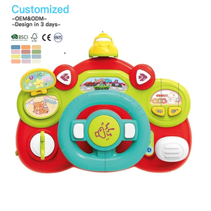 EDULAND OEM ODM Giocattolo Volante Interattivo per Bambini, Gioco Educativo Montessori per la Prima Infanzia, Tavola delle Attività, Giocattolo Musicale di Simulazione di Guida - Product Image 1