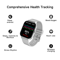 Montres connectées Bonlala Supplier, bracelet de suivi d'activité, podomètre, montres intelligentes avec moniteur de fréquence cardiaque