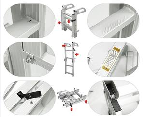 Eyfoyo — échelle de <span class=keywords><strong>piscine</strong></span> marine en aluminium, <span class=keywords><strong>4</strong></span> <span class=keywords><strong>marches</strong></span>, pour bateau attique, pour yacht - Product Image 6