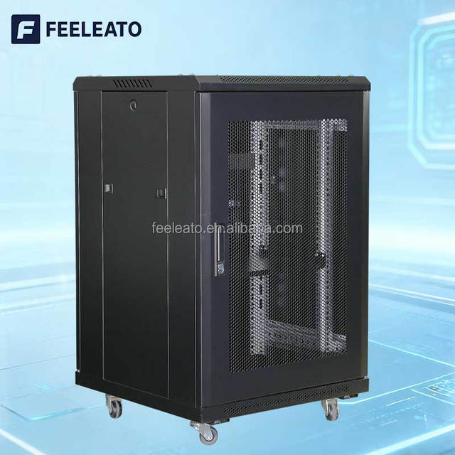 High Quality 19 Inch Data Center Rack Server Floor Standing DDF Network Cabinet 18U 22U 27U 32U 37U 42U 47U Optional