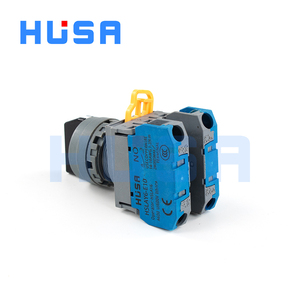 Husa Lay6 10a Aan/Uit-Knop Schakelaar Ip65 Waterdicht Zelfblokkerend 2/3 Positie Keuzeschakelaar Drukknoppen Max Spanning 24V 22Mm - Product Image 5