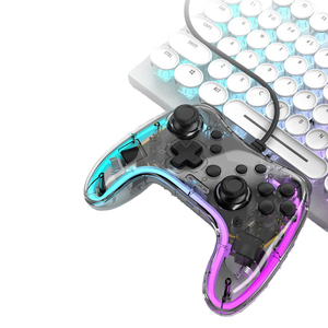 COLMI Switch2 per Switch Pro compatibile con filo rosso luce fredda a sei assi doppio vibrazione per <span class=keywords><strong>PC</strong></span> <span class=keywords><strong>Controller</strong></span> di gioco nero mito - Product Image 1