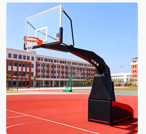 Nuovo Prodotto <span class=keywords><strong>Canestro</strong></span> da Basket Ufficiale Standard FIBA Regolabile e Mobile 3X3 per Esterni - Product Image 1