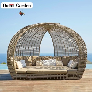 Chaise en rotin écologique moderne, chaise de piscine, lit de soleil extérieur, <span class=keywords><strong>transat</strong></span> de jardin pour salon et parc - Product Image 2