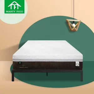 Marty Figo China Supplier custom good quality 200x200 single double queen orthopedic king size bed mattress compressed mattress