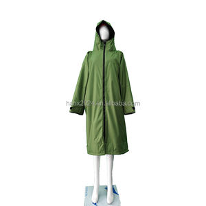 Fabricante de fábrica, Parka de natación, capucha seca, traje de neopreno de secado rápido, bata cambiante, abrigo Cálido impermeable, Poncho de Surf - Product Image 2