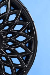 Tapas de Rueda Flotantes SHIN Forged con Diseño de Malla Negra Brillante de 20, 22 y 24 Pulgadas para Range Rover, Cadillac Escalade, Lincoln <span class=keywords><strong>Navigator</strong></span>, Alphard - Product Image 5