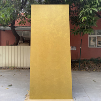 Paneles de pared ecológicos de gran tamaño de diseño moderno, nuevos materiales decorativos dorados para interior, exterior, gimnasio, aplicación impermeable