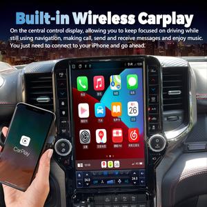 Radio con Pantalla Android Tesla 2din para Dodge Ram 2019-2021, GPS, Carplay, Reproductor Multimedia para Auto, Reproductor de Video, Estéreo, Unidad Principal Navi, 13.6 Pulgadas - Product Image 2