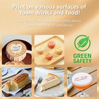 Imprimante alimentaire portable PrintPen pour café, encre comestible, latte art, gâteaux, biscuits, macarons, logo personnalisé, nouvelle Xp600