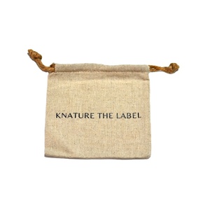 Bolsa de Regalo con Cordón de Algodón y Lino Natural Ecológico Reciclado, Bolsa Protectora contra el Polvo, Logotipo Personalizado, Venta al por Mayor LN-59 - Product Image 6