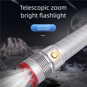 <span class=keywords><strong>Lampe</strong></span> de poche haute puissance rechargeable en alliage d'aluminium super brillant blanc LED <span class=keywords><strong>longue</strong></span> distance extérieure <span class=keywords><strong>portée</strong></span> de 5 <span class=keywords><strong>km</strong></span> - Product Image 5