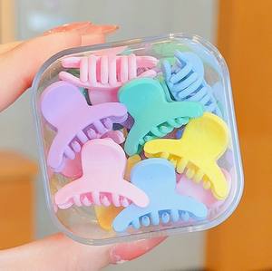 دبابيس شعر بلاستيكية صغيرة ملونة 5-مقاطع زهرة-مقاطع شعر جانبية للأميرات الصغيرات والفتيات والأطفال - Product Image 6