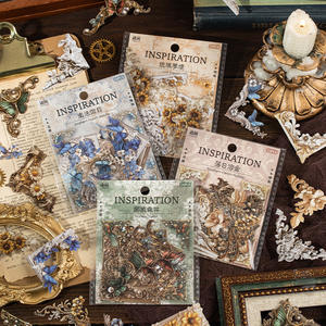 24 pièces/paquet autocollant bord Pack Inspiration Muse série Vintage Style <span class=keywords><strong>cent</strong></span> manuel vallée beauté cadre Photo bricolage - Product Image 3