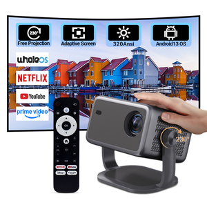 Proyector LED LCD Mini 4k L018AA de Hotack, en Oferta, Portátil, con Sistema Operativo Android Whale, Proyector Inteligente para Cine en Casa, Proyector de Video - Product Image 1