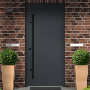 การออกแบบตกแต่งภายในแบบเสมือนจริงสำหรับทางเข้าทำจากอลูมิเนียมอัลลอยด์ประตูอะลูมิเนียมร่วมสมัย - Product Image 4