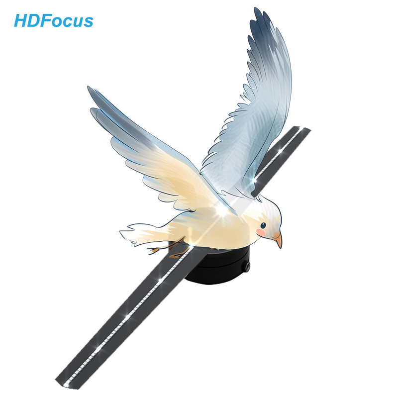 42Cm Holographic Sign Spinning Led 3D