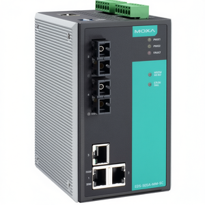 Switch Ethernet Industrial Moxa EDS-505A-SS-SC-T, Montaje en Riel DIN, 5 Puertos, 10/100Mbps - Product Image 2