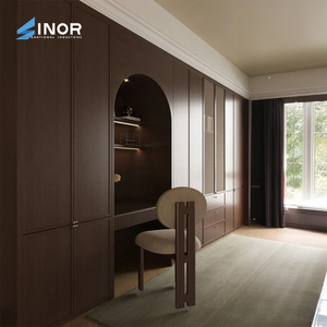 Armario Moderno de Madera Maciza con Cajones de Cierre Suave, Armario Independiente Impermeable para Dormitorio de Estilo Contemporáneo - Product Image 5