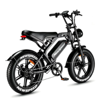 Vélo Électrique 2024 en Stock – Fatbike Électrique Tout-Terrain Pas Cher (UE) – Vélo Électrique à Pneus Larges 20 Pouces – Direct Usine
