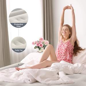 LGM Nouveau modèle <span class=keywords><strong>Lit</strong></span> gonflable double <span class=keywords><strong>surélevé</strong></span> <span class=keywords><strong>avec</strong></span> plastique floqué - Product Image 5